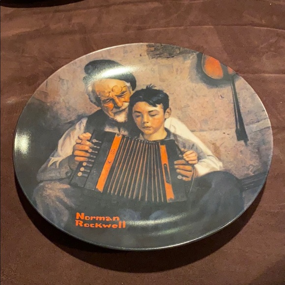 Norman Rockwell “The Music Maker” Plate - Picture 1 of 3
